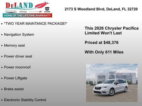 New 2026 Chrysler Pacifica Limited w/ Trailer Tow Group image 13