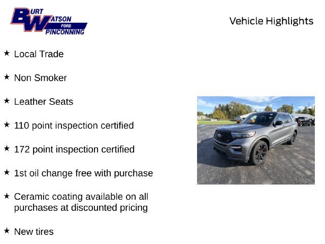 Used 2022 Ford Explorer ST w/ Equipment Group 401A AWD/4WD image 9