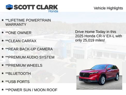 Used 2025 Honda CR-V EX-L image 11