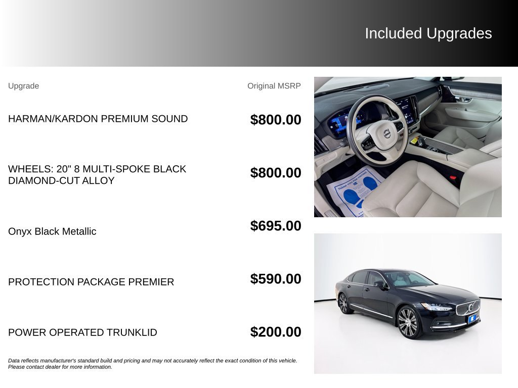 Used 2023 Volvo S90 B6 Plus w/ Protection Package Premier AWD/4WD image 5