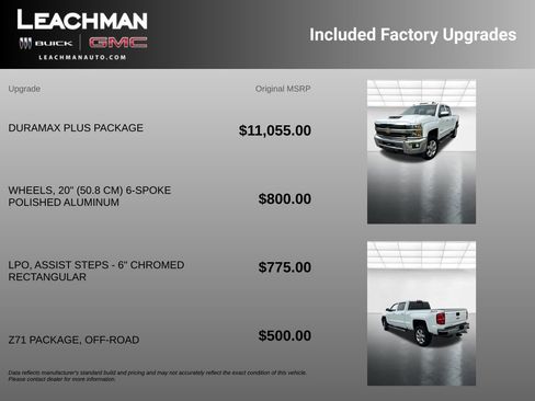 Used 2019 Chevrolet Silverado 2500 LTZ w/ Duramax Plus Package AWD/4WD image 11