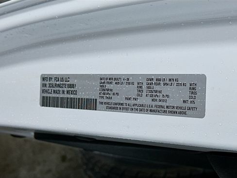 New 2026 RAM ProMaster 1500 w/ Storage Group FWD image 18
