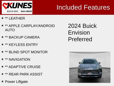 Used 2024 Buick Envision Preferred AWD/4WD image 2