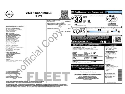 Used 2023 Nissan Kicks S FWD image 11