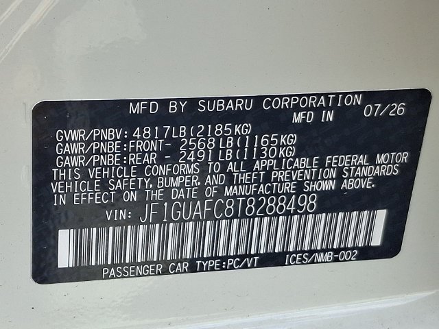 New 2026 Subaru Impreza 2.0i Sport AWD/4WD image 20