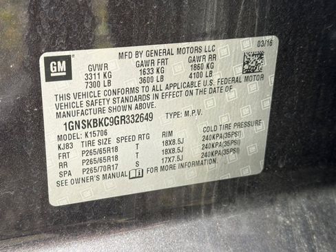 Used 2016 Chevrolet Tahoe LT image 13