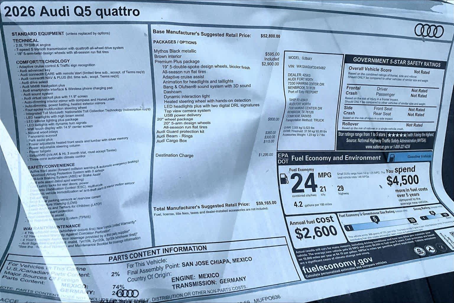 New 2026 Audi Q5 Premium w/ Premium Plus AWD/4WD image 19