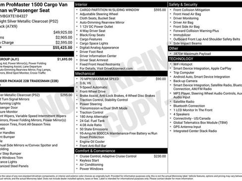 Used 2026 RAM ProMaster 1500 w/ Safety Group FWD image 30