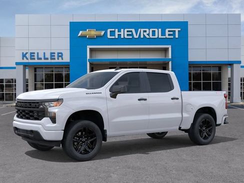 New 2026 Chevrolet Silverado 1500 Custom w/ LPO, Dark Essentials Package AWD/4WD image 2