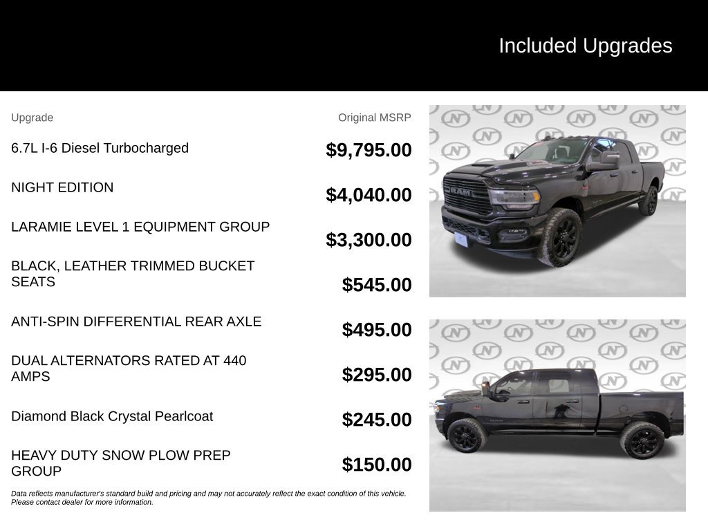 Used 2023 RAM 2500 Laramie w/ Night Edition AWD/4WD image 3