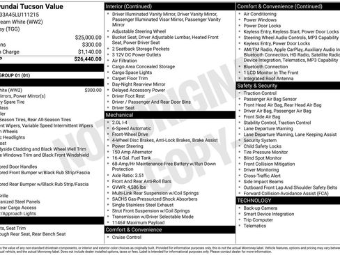 Used 2020 Hyundai Tucson Value FWD image 31