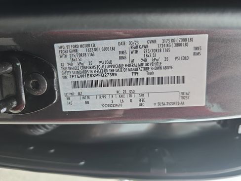 Used 2023 Ford F150 Tremor w/ Equipment Group 402A High AWD/4WD image 34