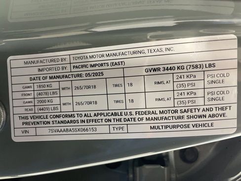 Used 2025 Toyota Sequoia SR5 image 24