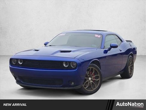 Used 2022 Dodge Challenger SXT w/ Blacktop Package RWD image 1