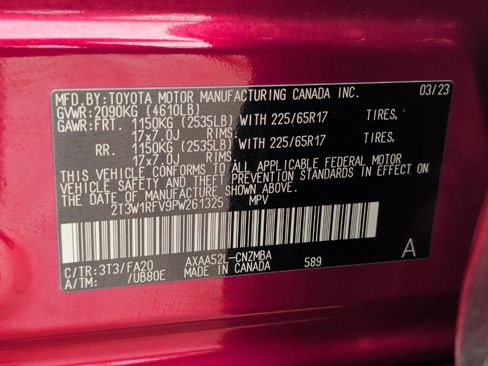 Used 2023 Toyota RAV4 XLE w/ Convenience Package FWD image 30