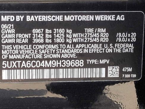 Used 2021 BMW X5 xDrive45e w/ M Sport Package AWD/4WD image 40