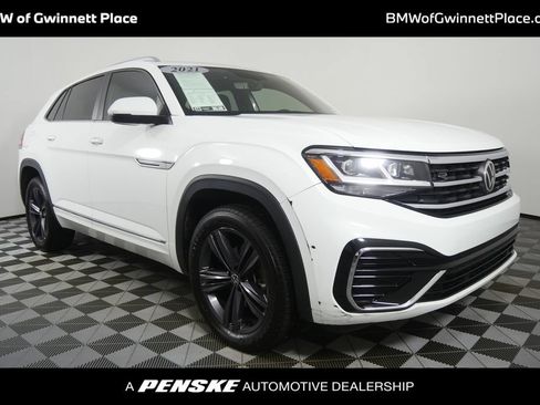 Used 2021 Volkswagen Atlas Cross Sport SE w/ Cross Sport MDO Package FWD image 1