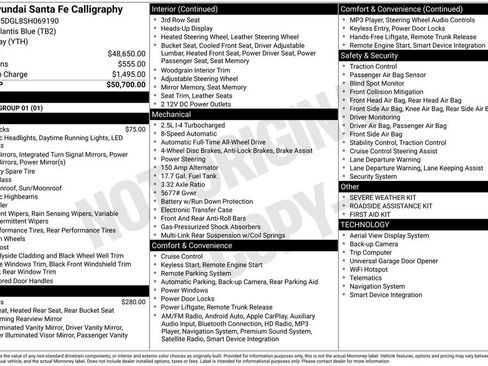 Certified 2025 Hyundai Santa Fe Calligraphy image 6