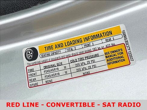 Used 2007 Saturn Sky Red Line RWD image 19
