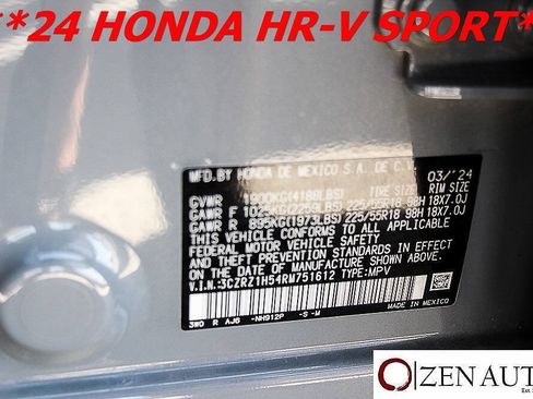 Used 2024 Honda HR-V Sport image 51