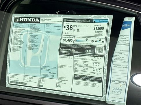 New 2026 Honda Civic LX image 23