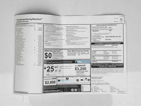 Used 2024 BMW X5 sDrive40i w/ Premium Package RWD image 81