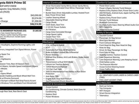 Used 2023 Toyota RAV4 SE w/ Weather & Moonroof Package AWD/4WD image 32