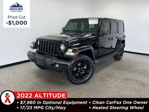 Used 2022 Jeep Wrangler Unlimited Sahara image 1