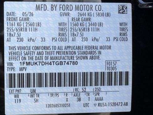 New 2026 Ford Explorer Active w/ Active Comfort Package RWD image 7