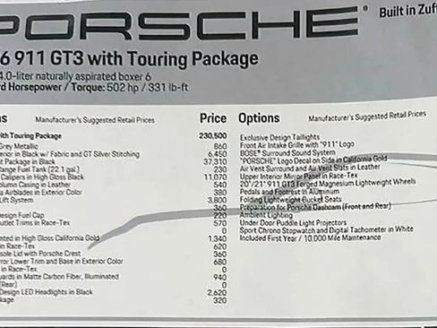 Used 2026 Porsche 911 GT3 RWD image 9
