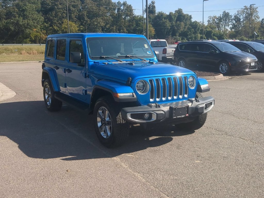 Used 2022 Jeep Wrangler Unlimited Sahara w/ LED Lighting Group AWD/4WD image 7