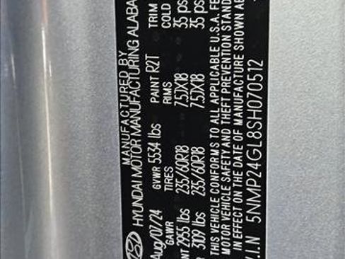 Certified 2025 Hyundai Santa Fe SEL FWD image 21