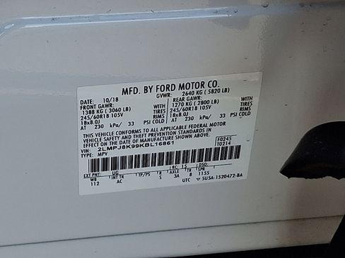 Used 2019 Lincoln Nautilus Select image 30