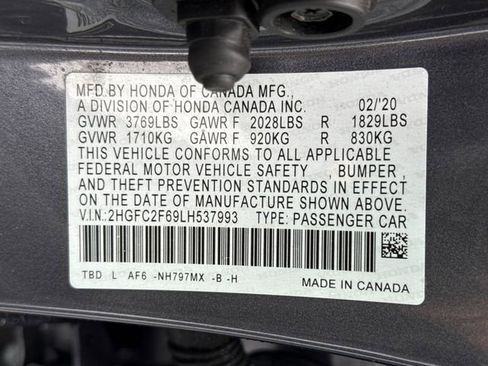 Used 2020 Honda Civic LX image 17