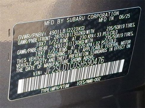 Certified 2025 Subaru Forester Touring w/ Protection Package image 27