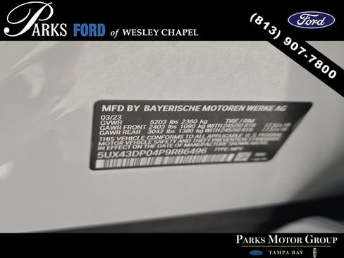 Used 2023 BMW X3 sDrive30i RWD image 35