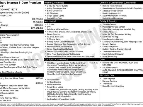 Used 2021 Subaru Impreza Premium image 32