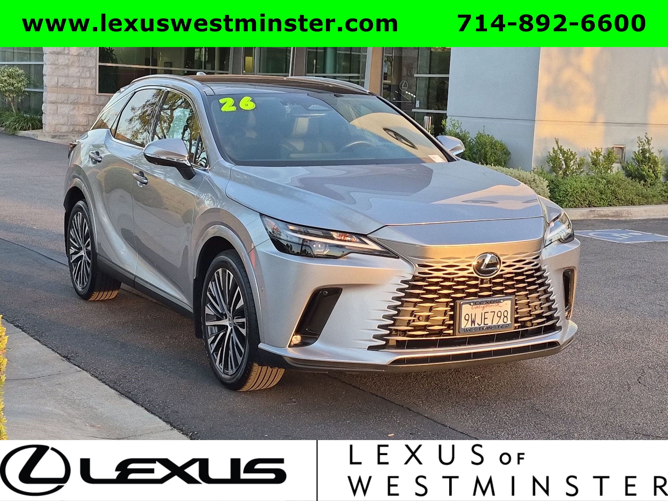 Certified 2026 Lexus RX 350 w/ Convenience Package AWD/4WD image 3