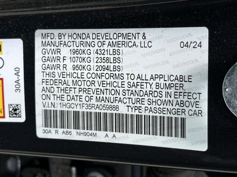 Used 2024 Honda Accord EX image 15