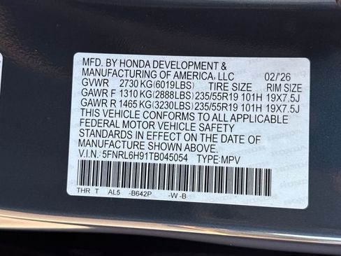 New 2026 Honda Odyssey Elite image 28