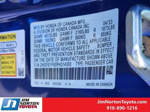 Used 2023 Honda Civic Touring image 33