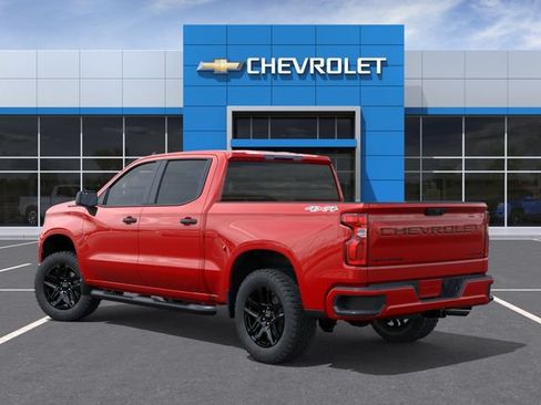 New 2026 Chevrolet Silverado 1500 Custom w/ Turbomax Blackout Package AWD/4WD image 3