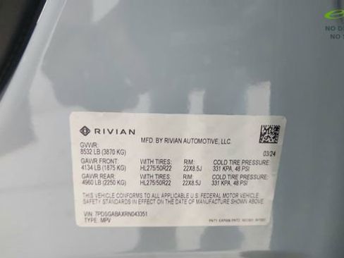 Used 2024 Rivian R1S Adventure AWD/4WD image 66