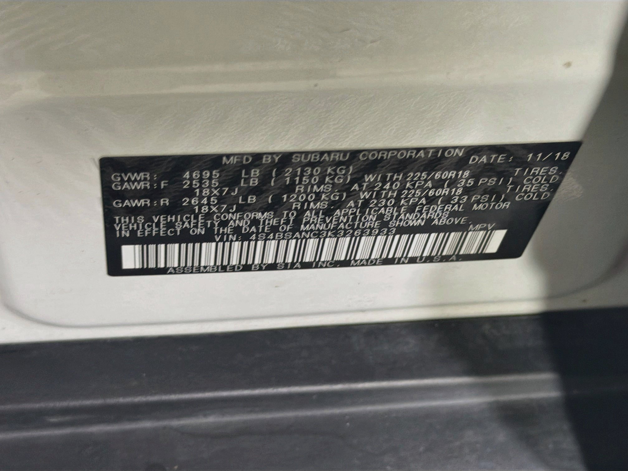 Used 2019 Subaru Outback 2.5i Limited AWD/4WD image 12
