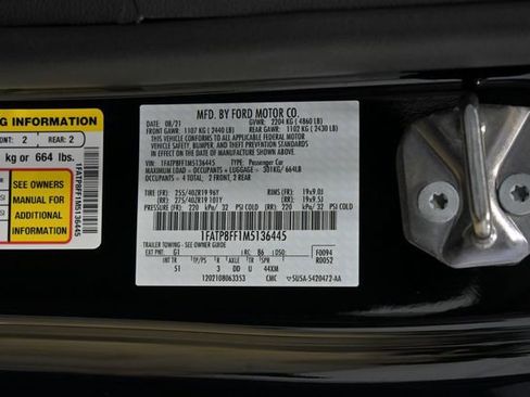 Used 2021 Ford Mustang GT Premium w/ GT Performance Package RWD image 67
