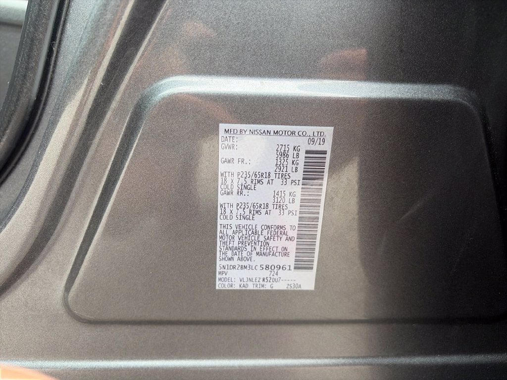 Used 2020 Nissan Pathfinder SV AWD/4WD image 29