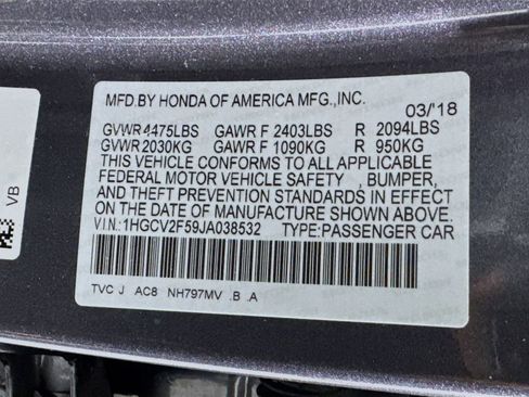 Used 2018 Honda Accord EX-L image 35