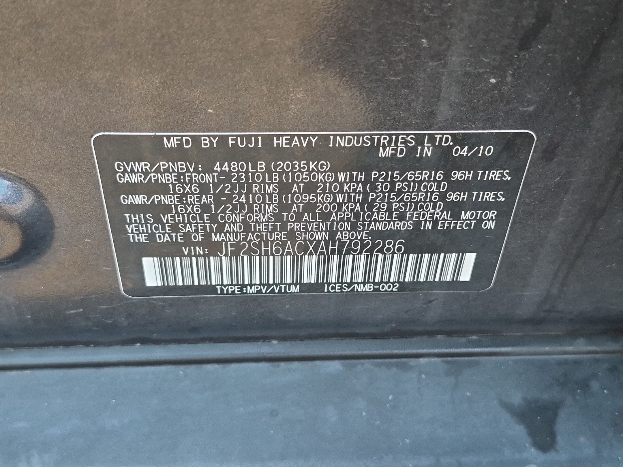 Used 2010 Subaru Forester 2.5X w/ Premium Sound Pkg 1 AWD/4WD image 32