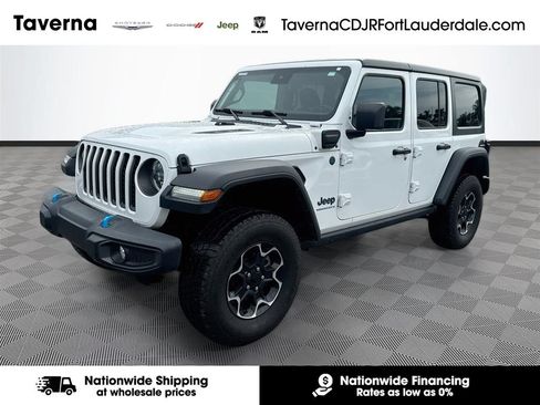 Used 2023 Jeep Wrangler Unlimited Rubicon 4xe w/ Safety Group AWD/4WD image 1