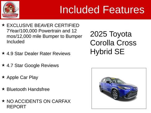 Used 2025 Toyota Corolla Cross AWD Hybrid w/ Moonroof Package image 4